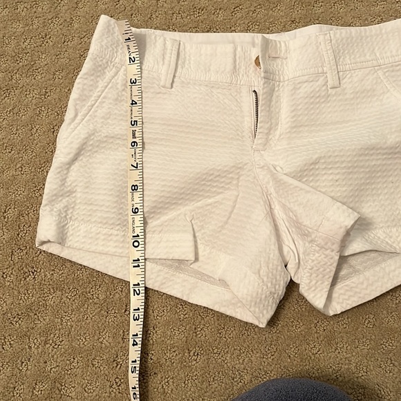 Lilly Pulitzer 5" Callahan Short Resort White Jacquard wave - Picture 7 of 8